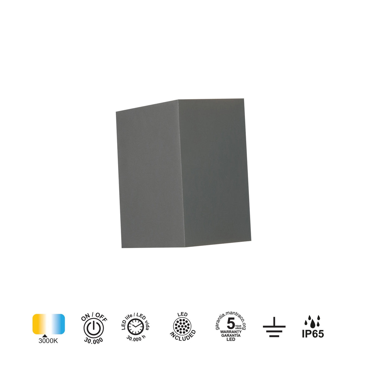 LAMPA ŚCIENNA DAVOS OD MANTRA 7435