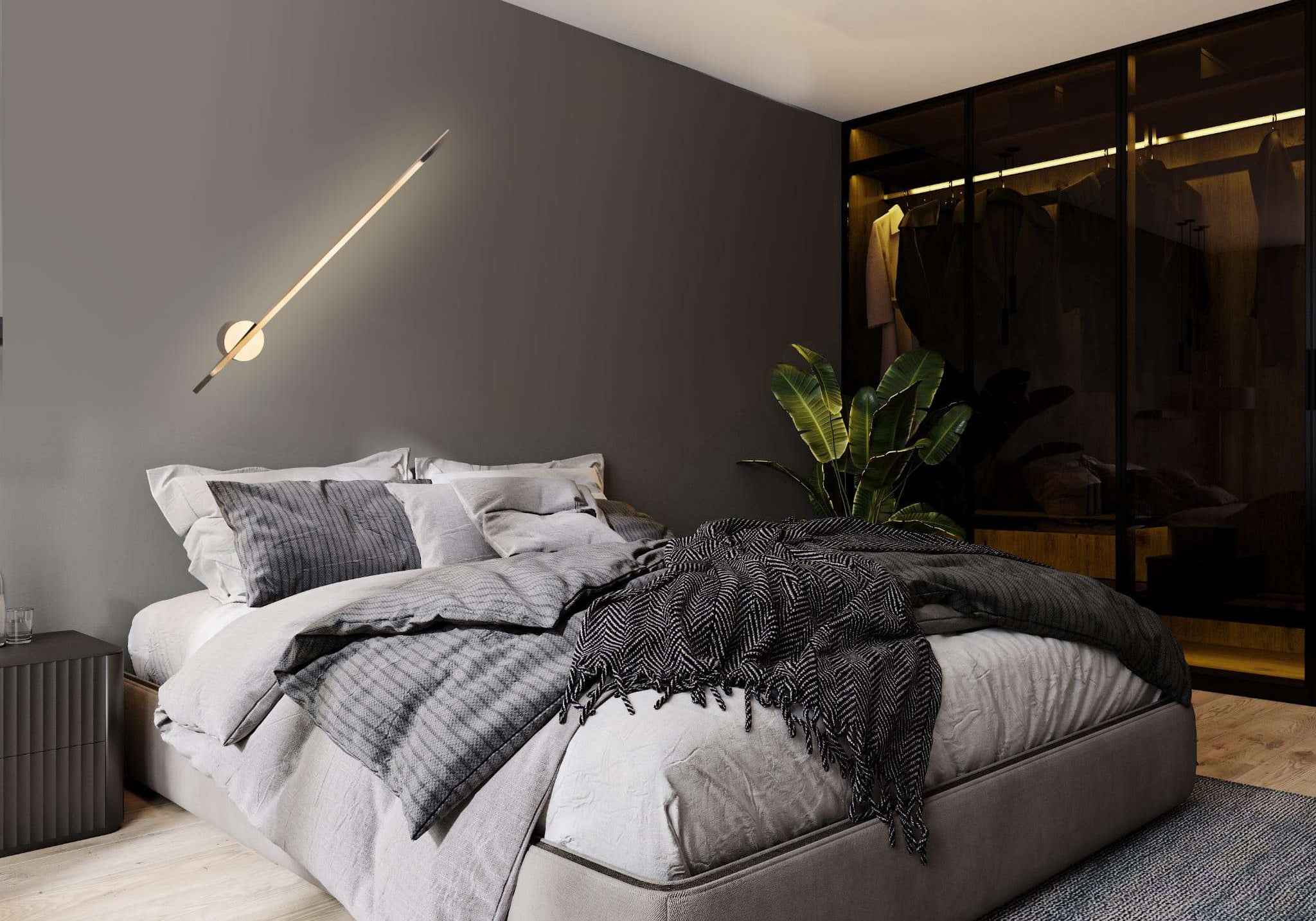 LAMPA KINKIET SPIDER ZŁOTY OD MAXLIGHT W0297