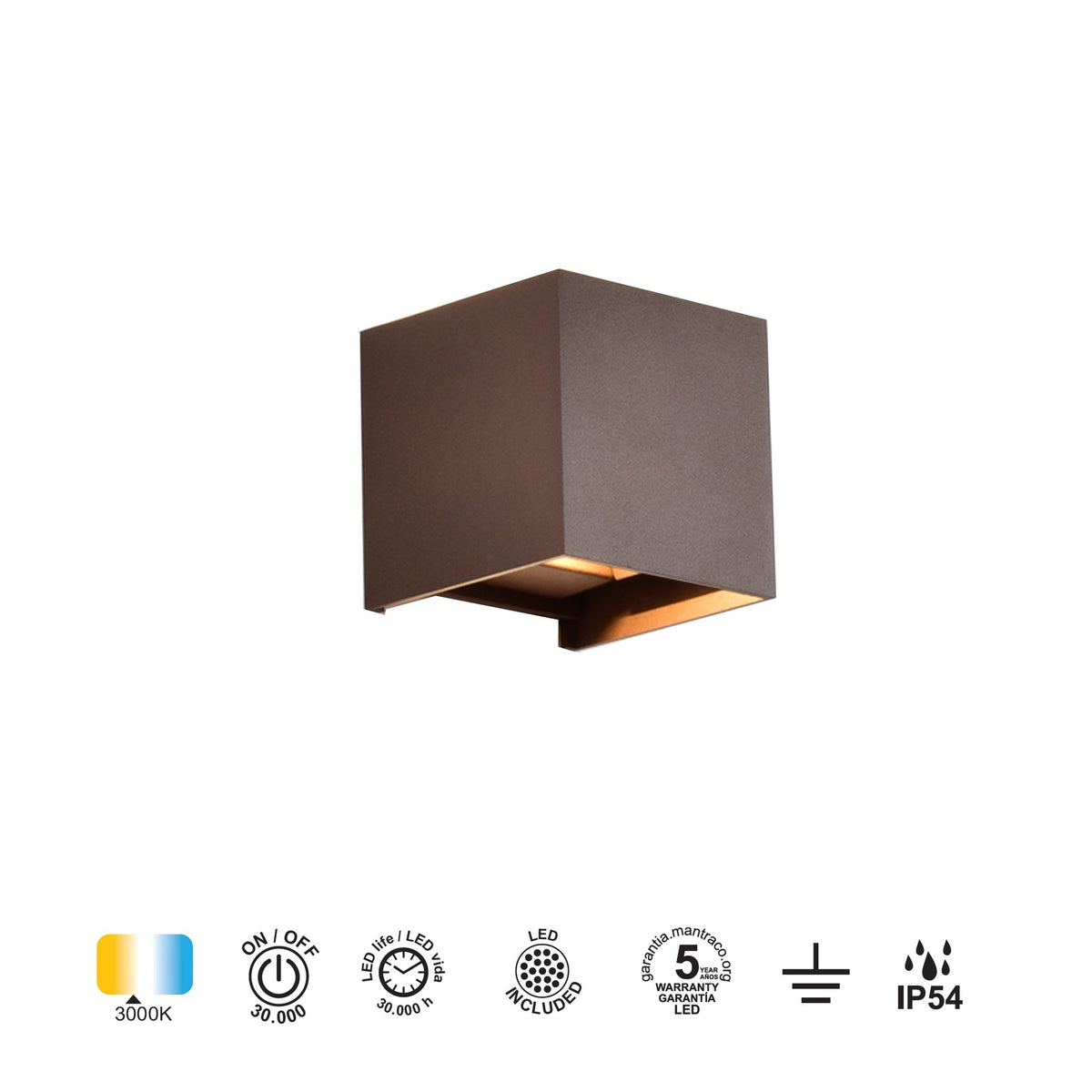 LAMPA ŚCIENNA DAVOS OD MANTRA 6527