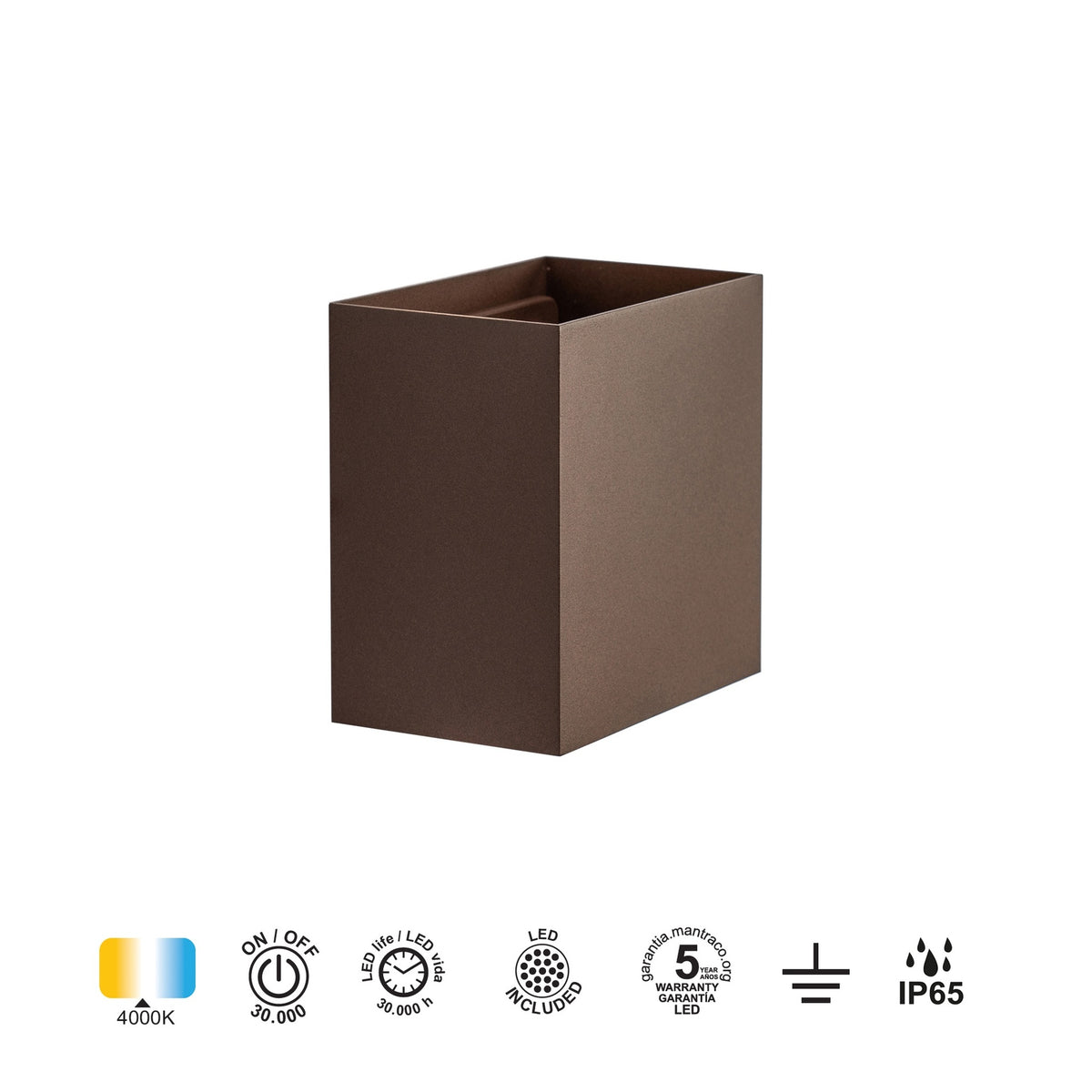 LAMPA ŚCIENNA DAVOS OD MANTRA 7654