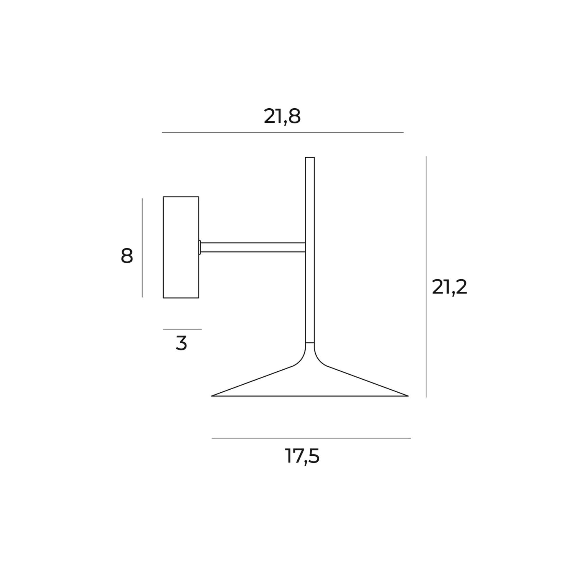 LAMPA KINKIET HANA ZŁOTY OD MAXLIGHT W0304
