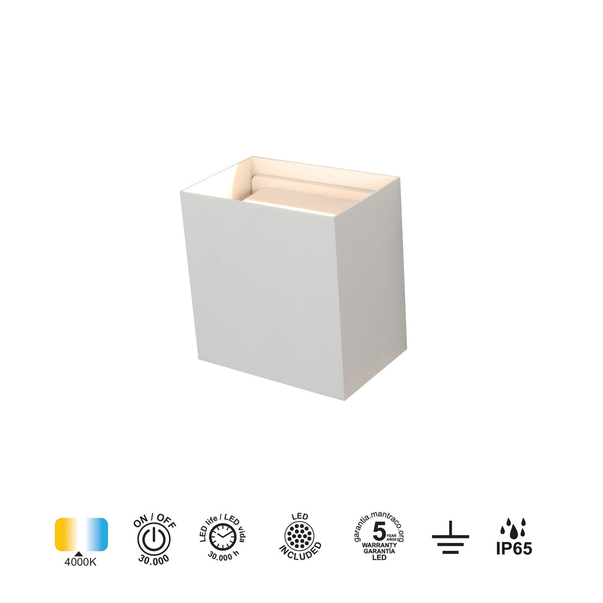 LAMPA ŚCIENNA DAVOS OD MANTRA 7652
