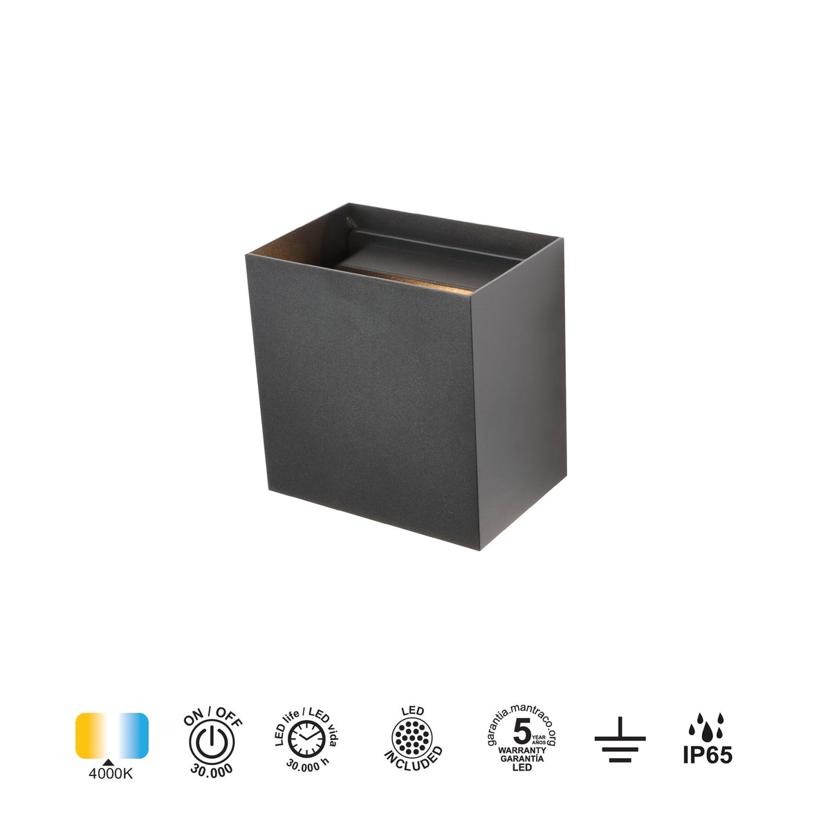 LAMPA ŚCIENNA DAVOS OD MANTRA 7653