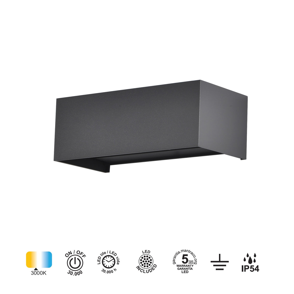 LAMPA ŚCIENNA DAVOS OD MANTRA 7815