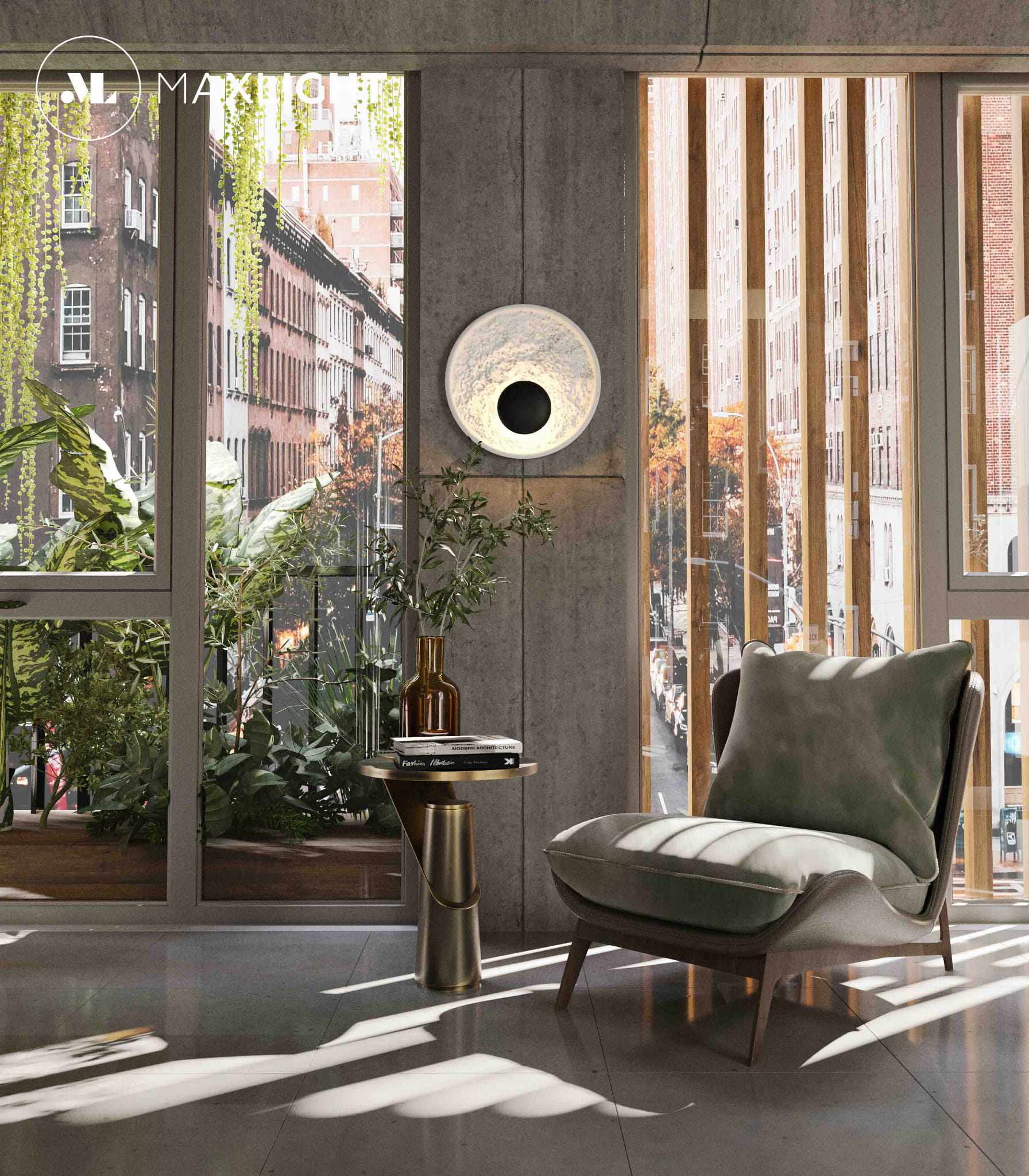 LAMPA KINKIET OYAKA CZARNY OD MAXLIGHT W0325
