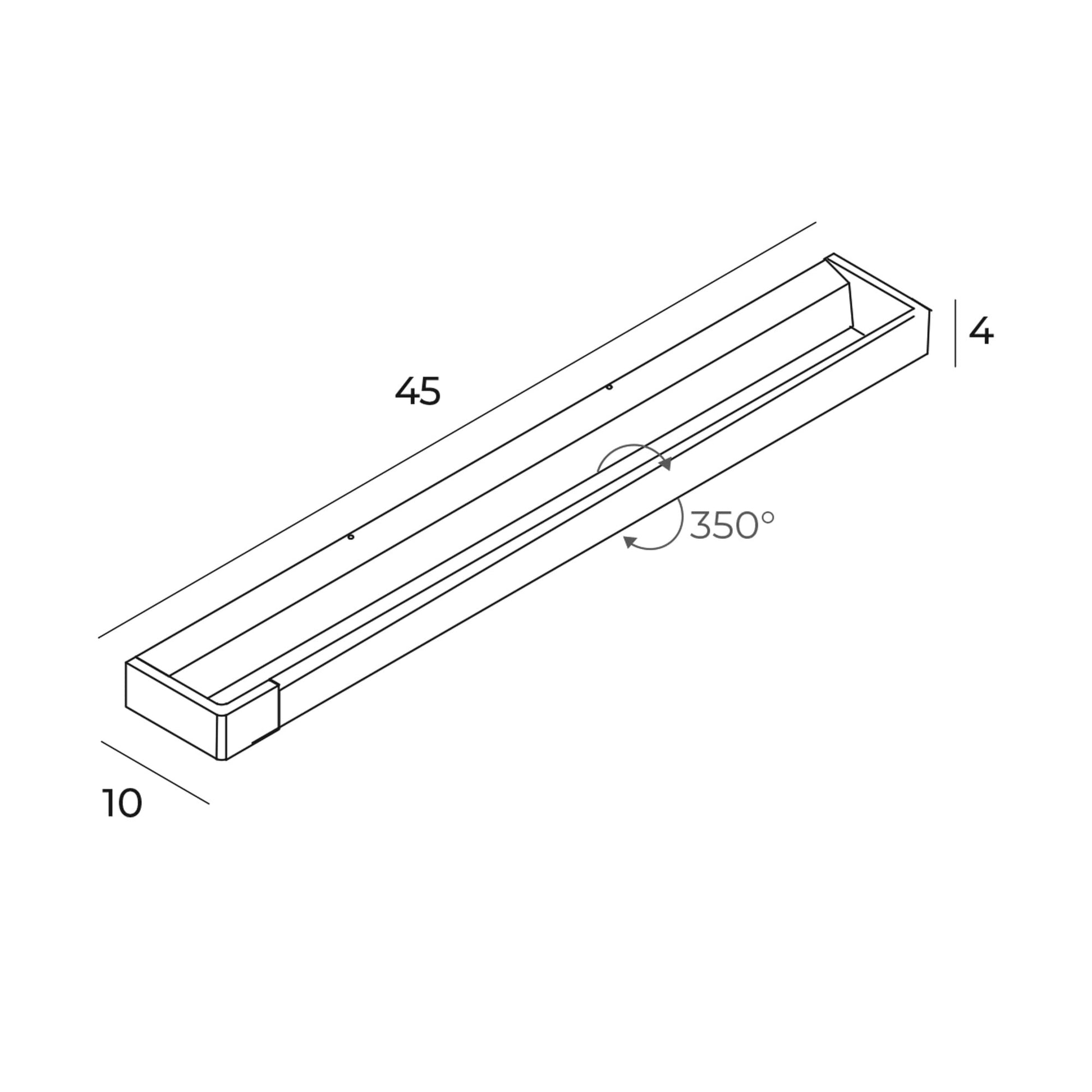 LAMPA KINKIET FLINK BIAŁY OD MAXLIGHT W0306
