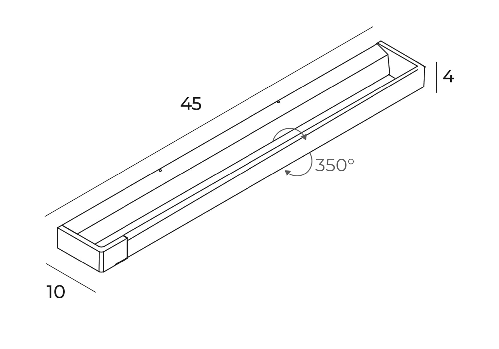 LAMPA KINKIET FLINK BIAŁY OD MAXLIGHT W0306