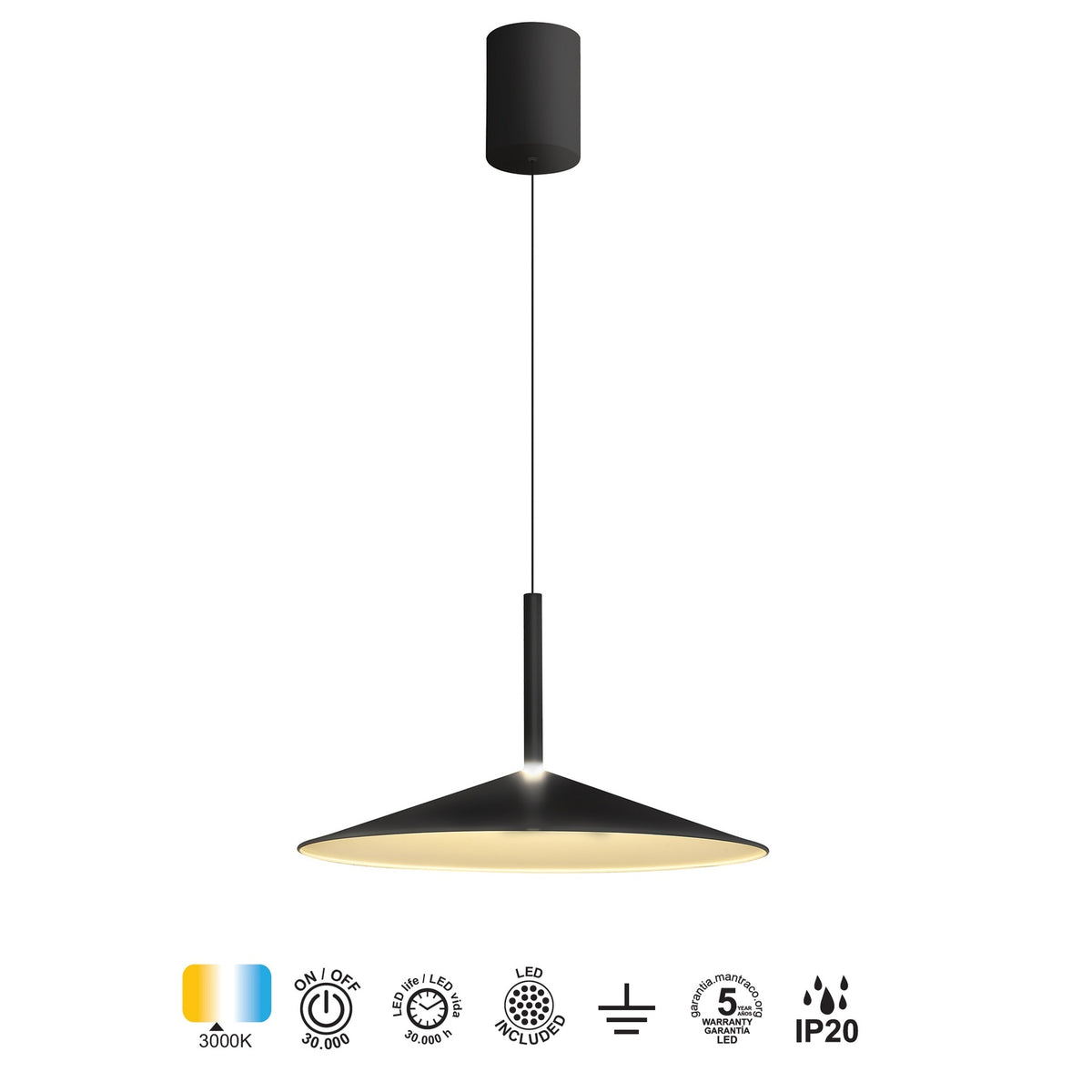 LAMPA WISZĄCA CALICE OD MANTRA 7891