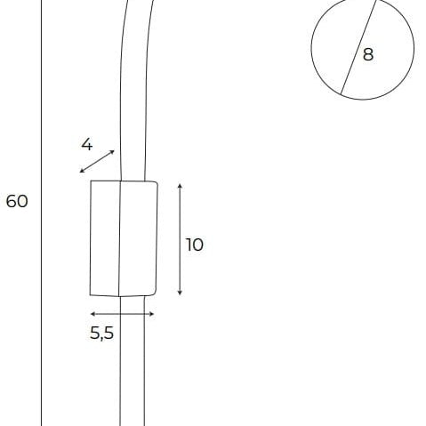 LAMPA KINKIET ENIGMA ZIELONY OD MAXLIGHT W0343