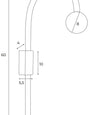 LAMPA KINKIET ENIGMA ZIELONY OD MAXLIGHT W0343
