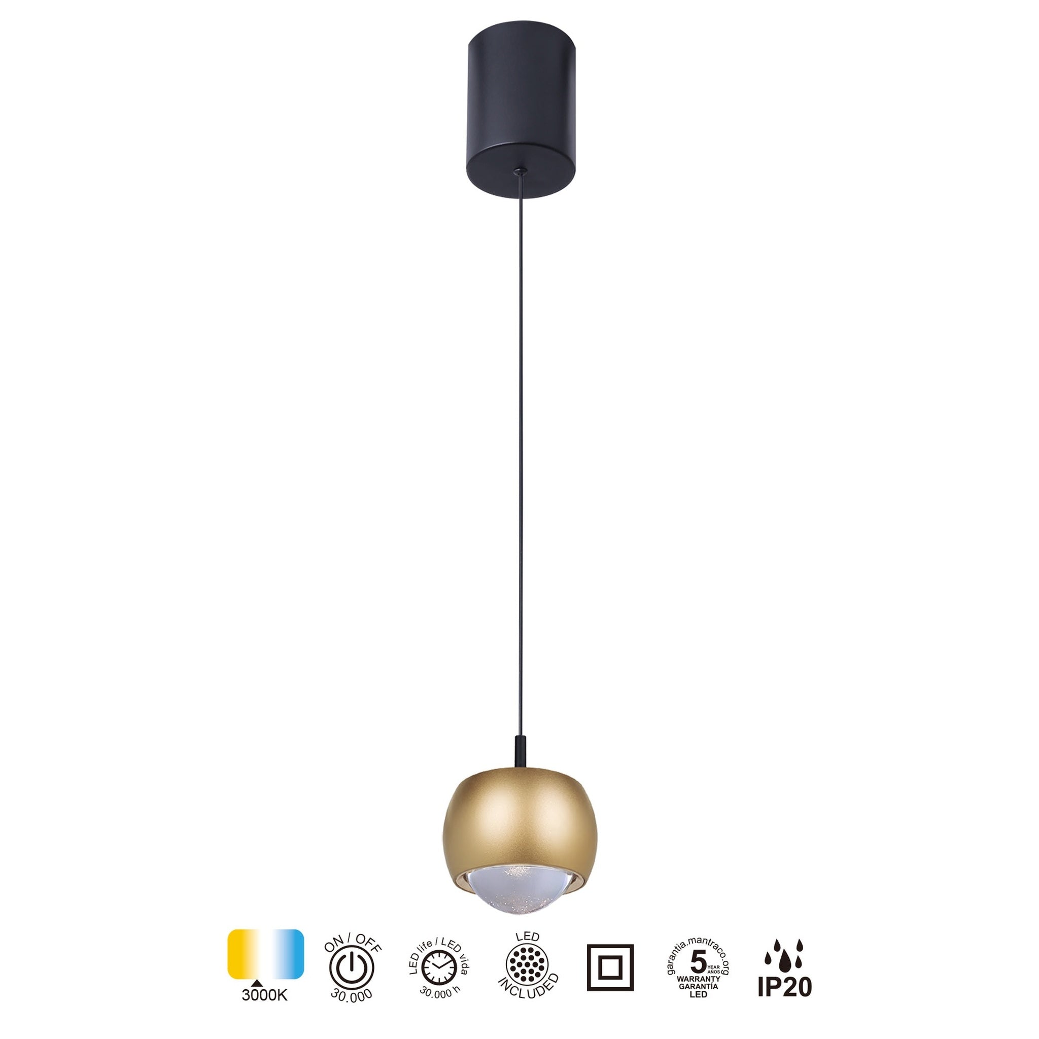 LAMPA WISZĄCA  OD MANTRA 8541