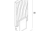 LAMPA KINKIET VETRO CZARNY OD MAXLIGHT W0361