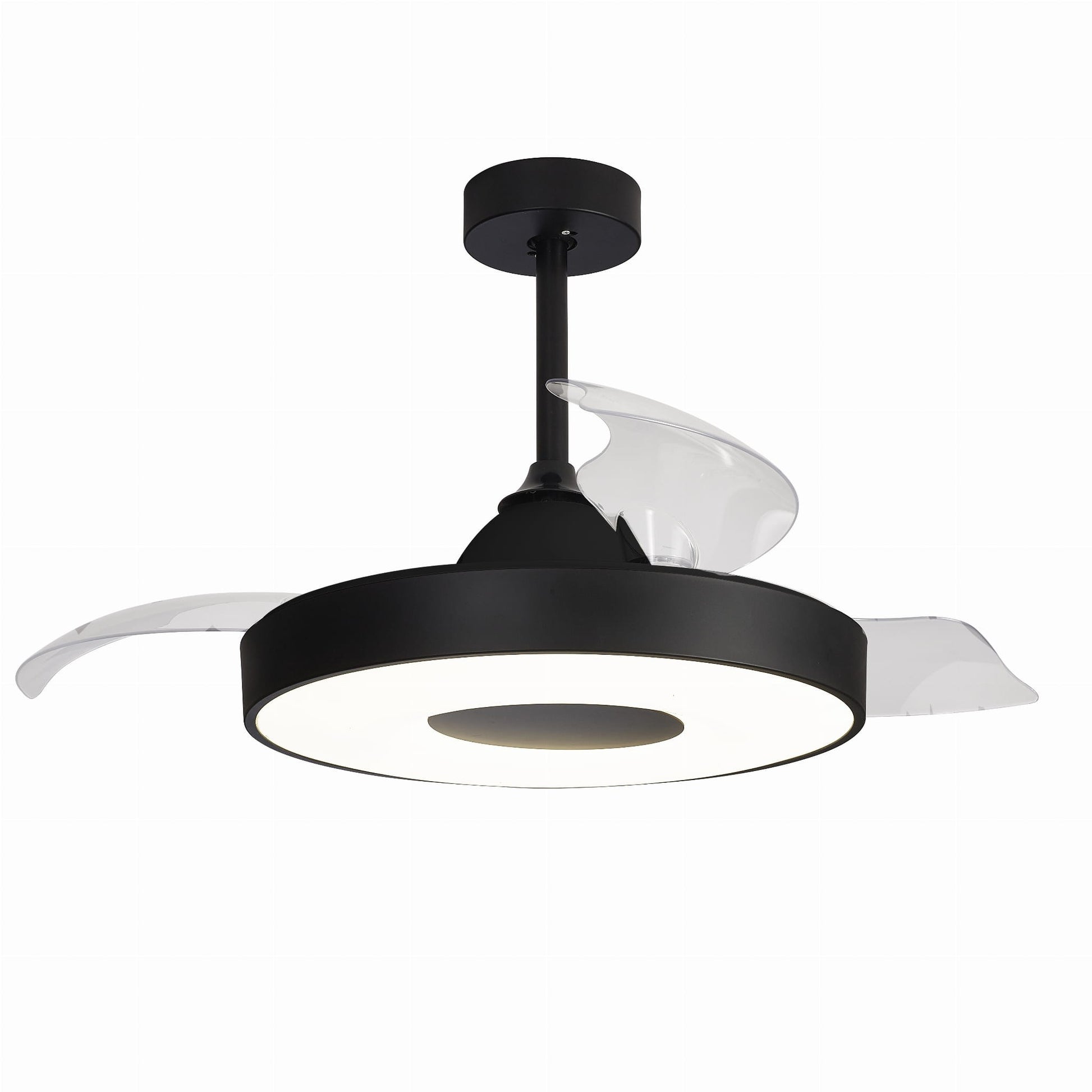 LAMPA Wentylator sufitowy COIN FAN LED CZARNY od MANTRA