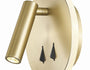 LAMPA KINKIET CAYMAN ZŁOTY OD MANTRA 7853