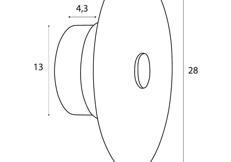 LAMPA KINKIET ALLURE ZŁOTY OD MAXLIGHT W0355