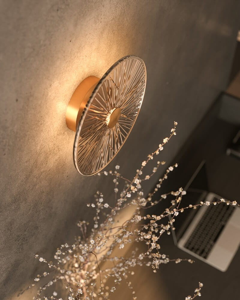 LAMPA KINKIET ALLURE ZŁOTY OD MAXLIGHT W0356