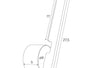 LAMPA KINKIET MERANO CZARNY OD MAXLIGHT W0346