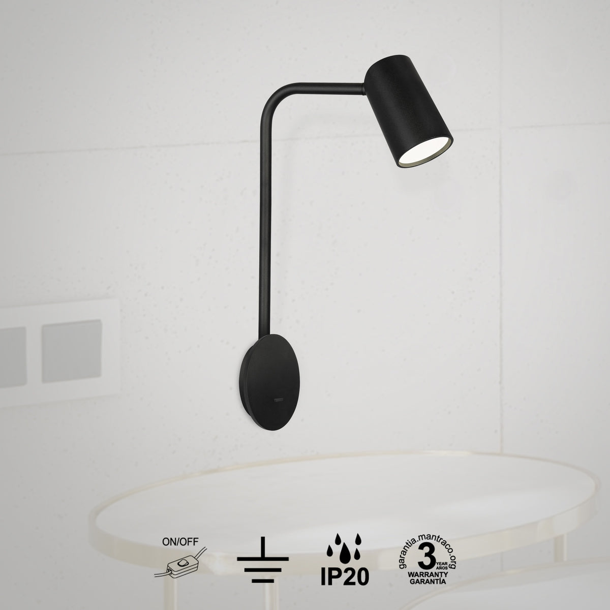 LAMPA ŚCIENNA SAL OD MANTRA 7519