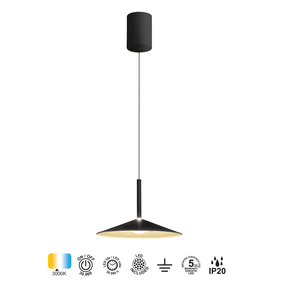 LAMPA WISZĄCA CALICE OD MANTRA 7895
