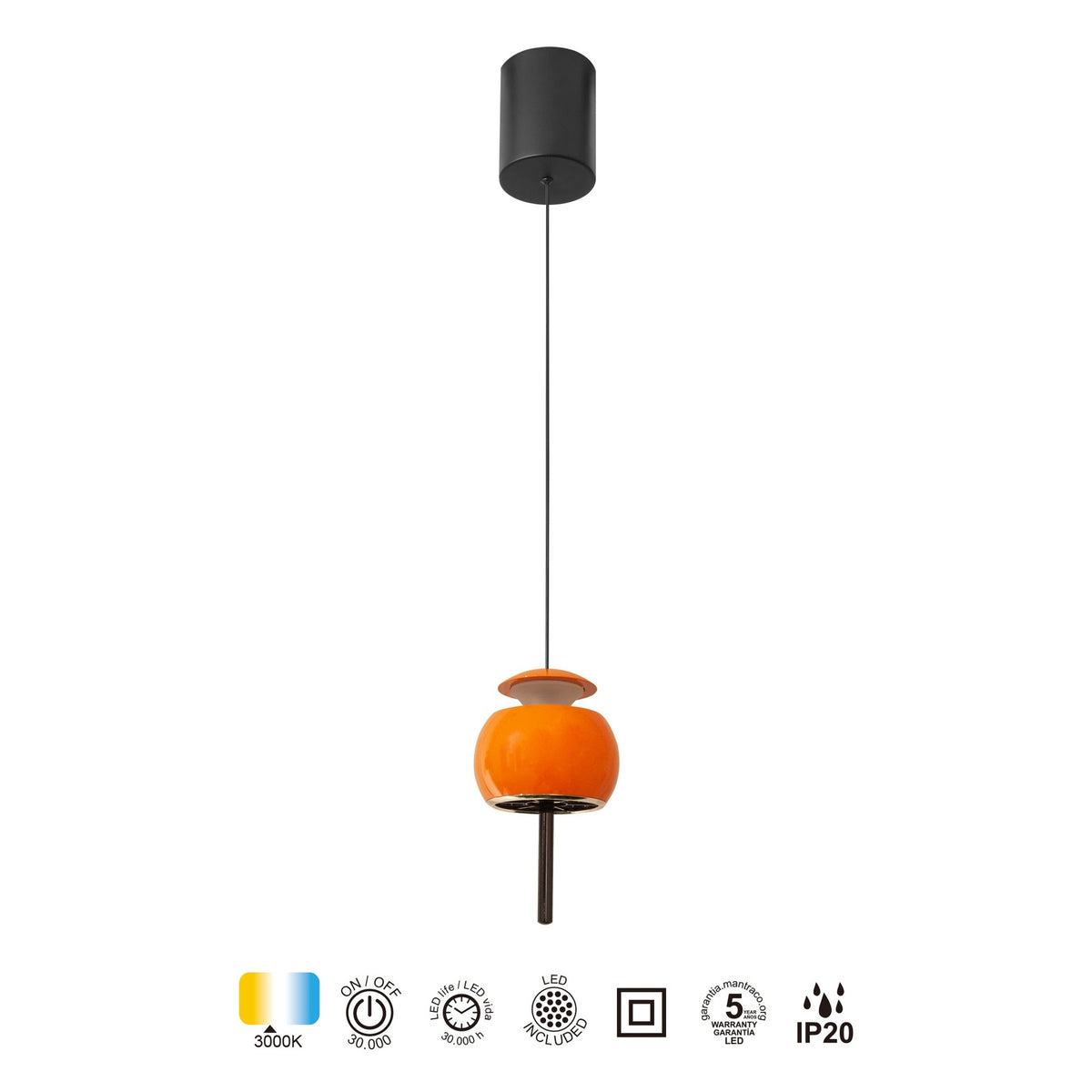 LAMPA WISZĄCA  OD MANTRA 8409