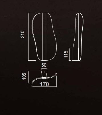 LAMPA KINKIET BIANCA BIAŁY OD MANTRA 7836