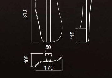 LAMPA KINKIET BIANCA BIAŁY OD MANTRA 7836