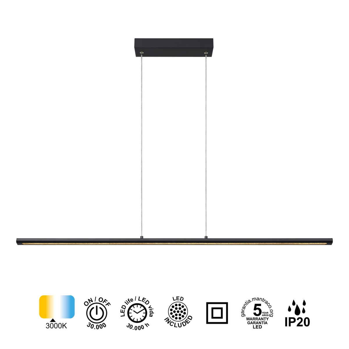 LAMPA WISZĄCA LINEAL OD MANTRA 8954