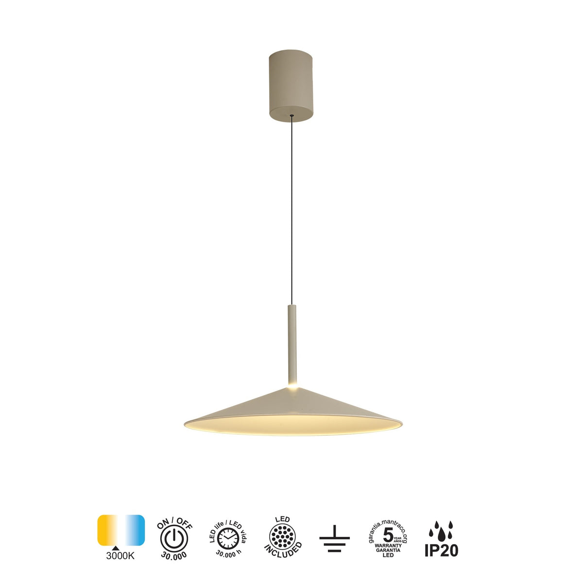 LAMPA WISZĄCA CALICE OD MANTRA 7893