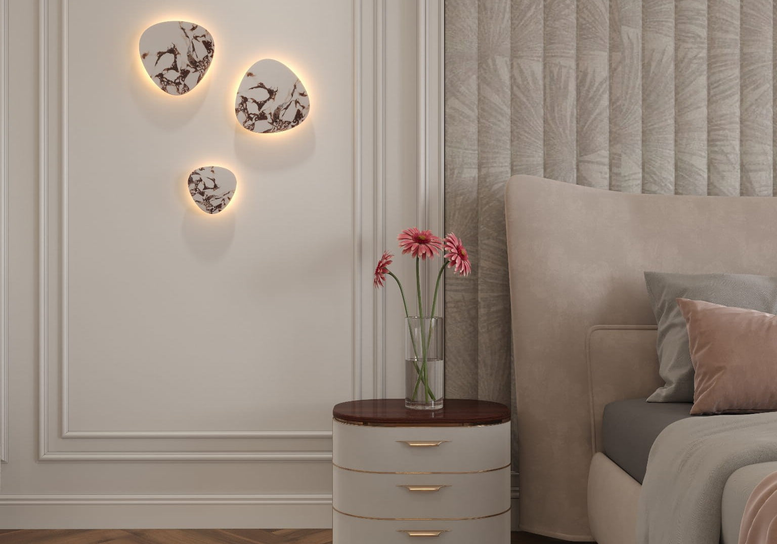 LAMPA KINKIET Marbles BIAŁY OD MAXLIGHT W0389