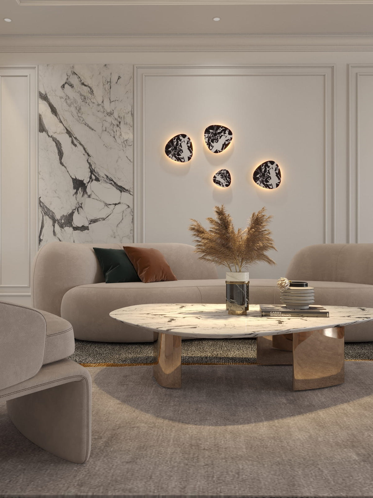 LAMPA KINKIET Marbles CZARNY OD MAXLIGHT W0391