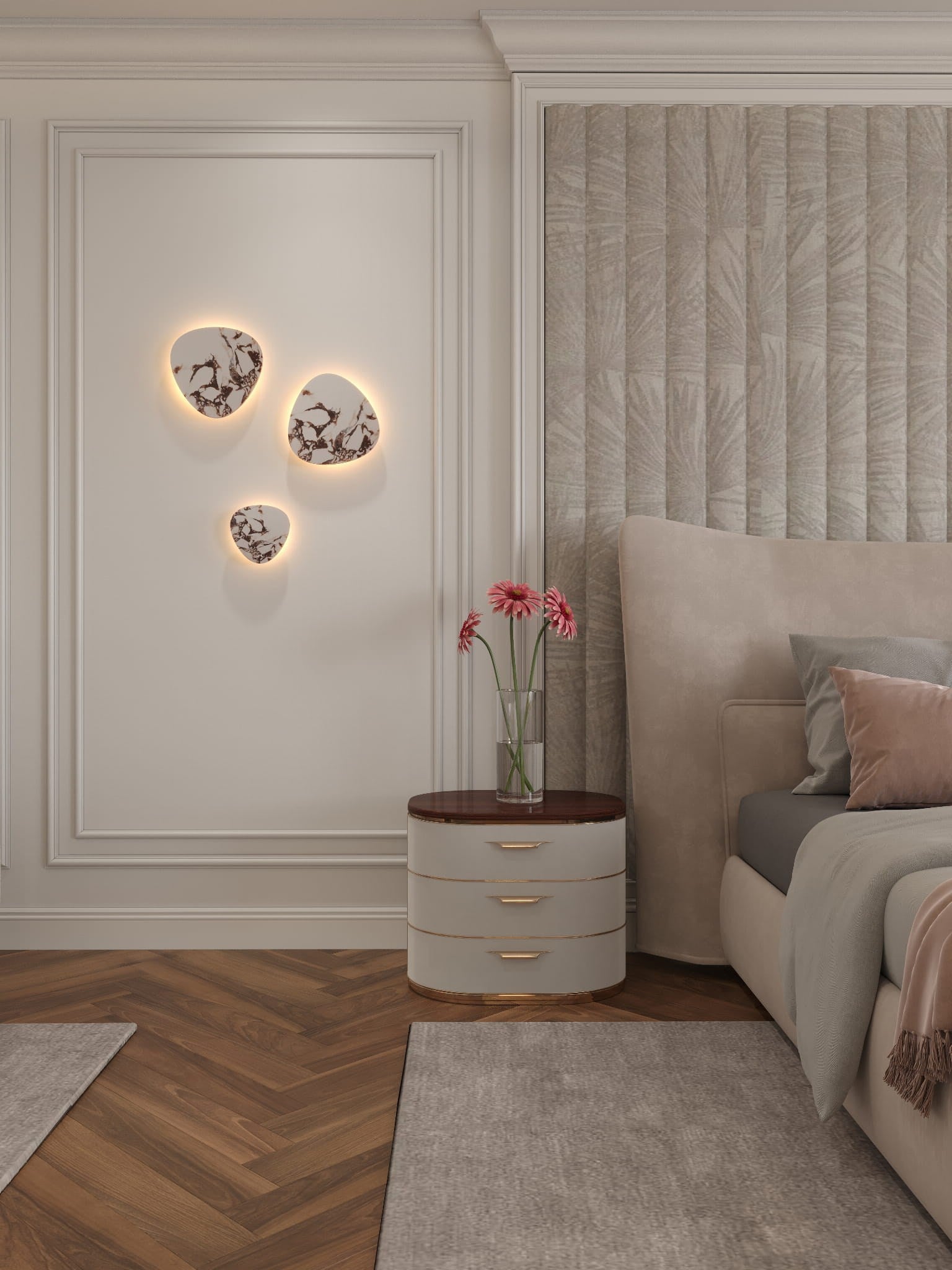 LAMPA KINKIET Marbles BIAŁY OD MAXLIGHT W0390