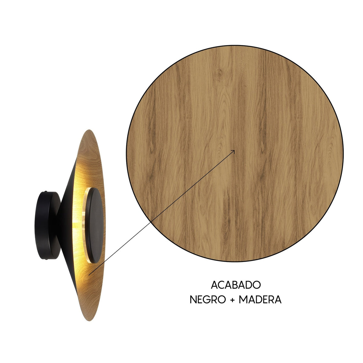 LAMPA ŚCIENNA ORION OD MANTRA 8129