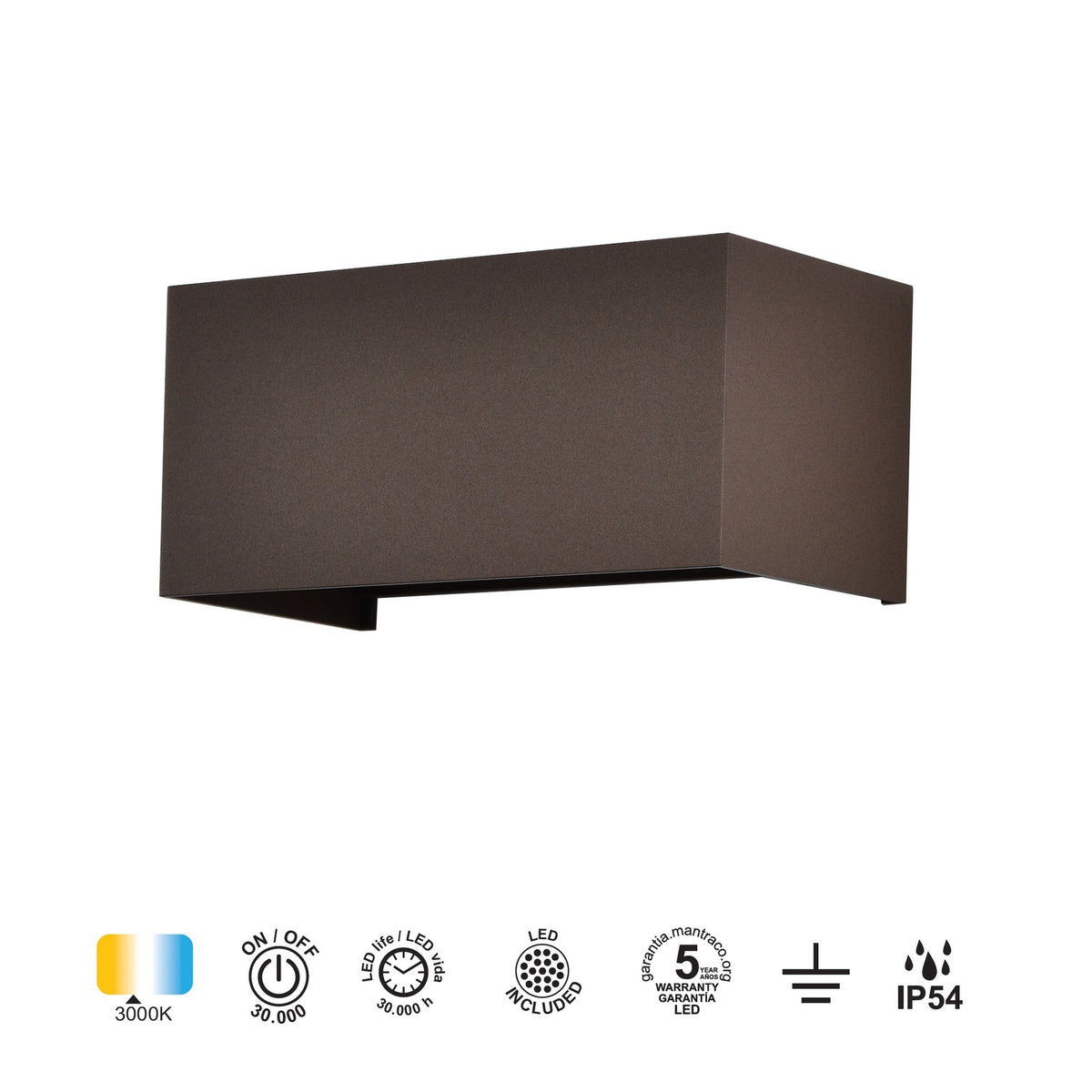 LAMPA ŚCIENNA DAVOS OD MANTRA 7818