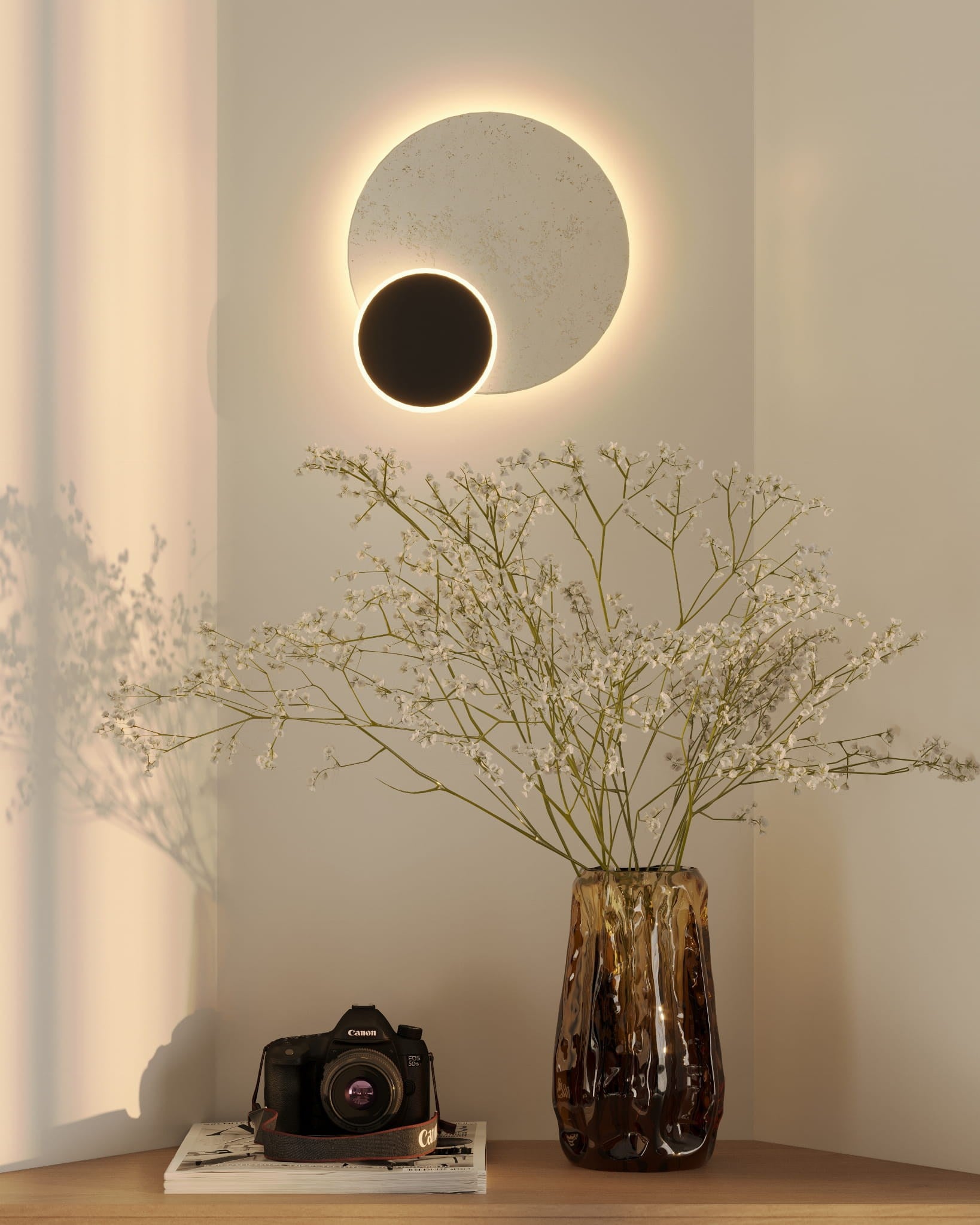 LAMPA KINKIET Travertino CZARNY OD MAXLIGHT W0395