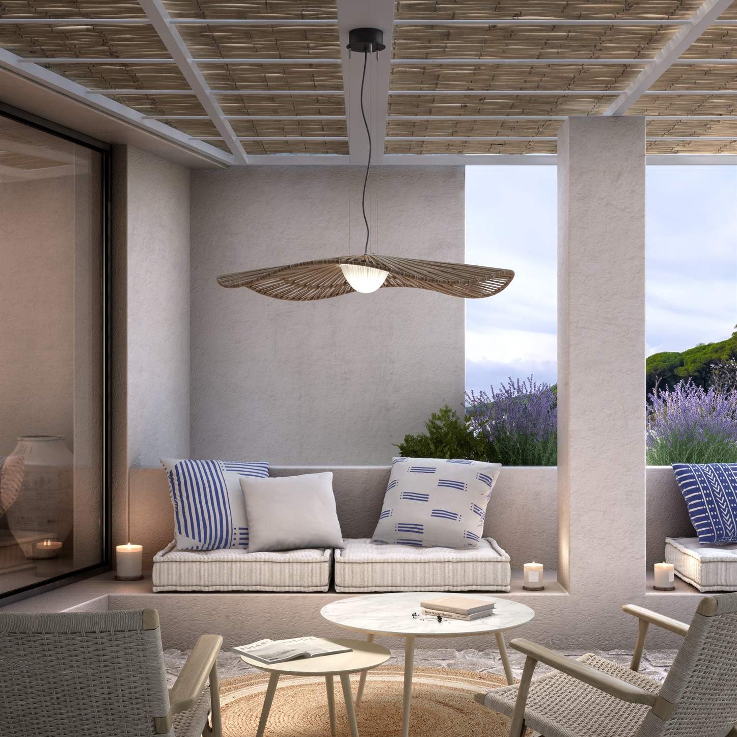 LAMPA WISZĄCA MEDITERRANIA BRĄZOWY od BOVER