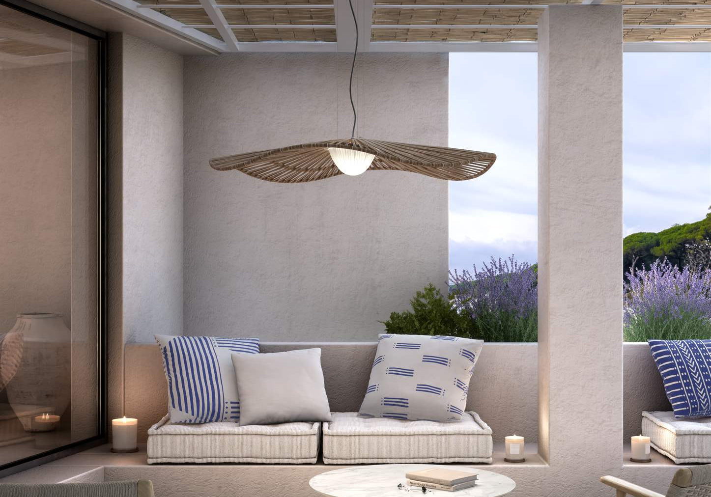 LAMPA WISZĄCA MEDITERRANIA BRĄZOWY od BOVER
