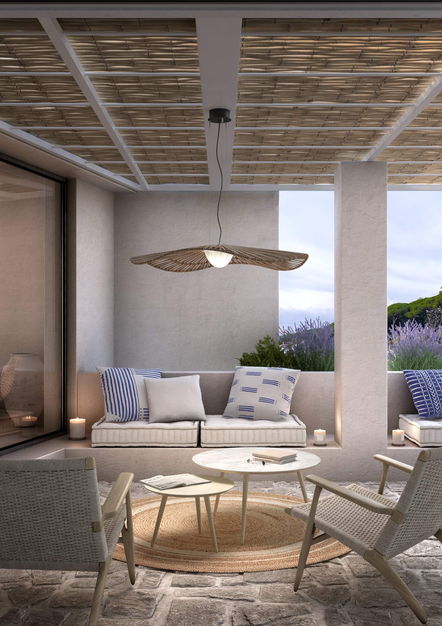 LAMPA WISZĄCA MEDITERRANIA BRĄZOWY od BOVER