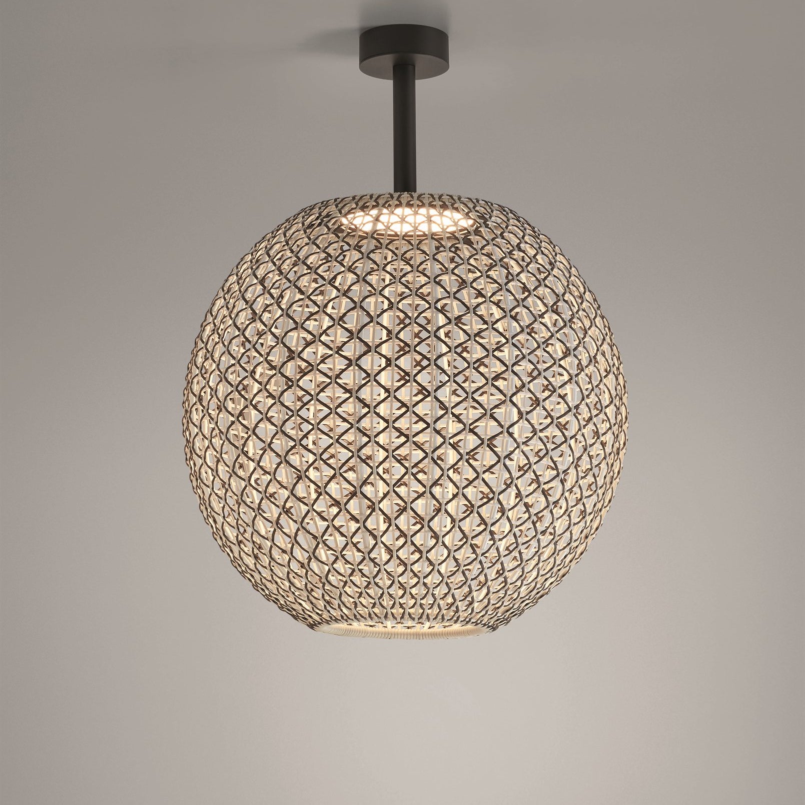 LAMPA WISZĄCA NANS SPHERE PF/60 BEŻOWY od BOVER