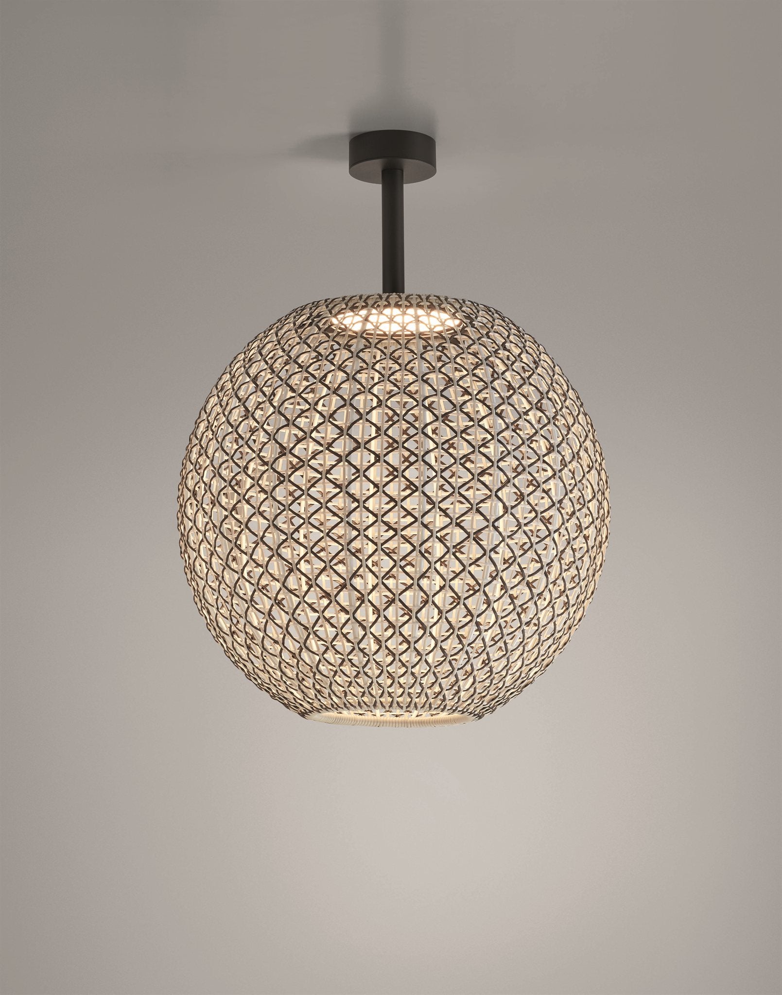 LAMPA WISZĄCA NANS SPHERE PF/60 BEŻOWY od BOVER