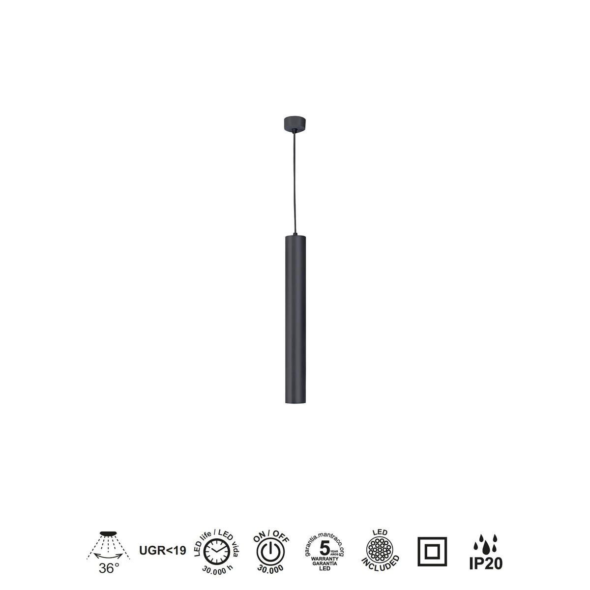 LAMPA WISZĄCA BOLONIA OD MANTRA 8356