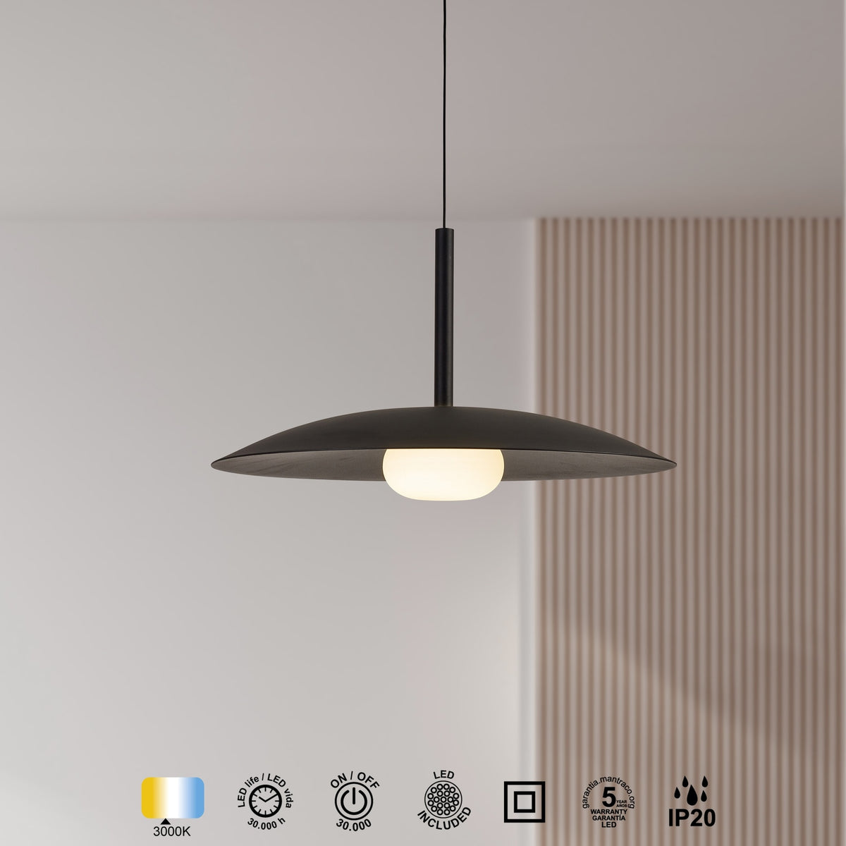 LAMPA WISZĄCA LIDIA OD MANTRA 8975
