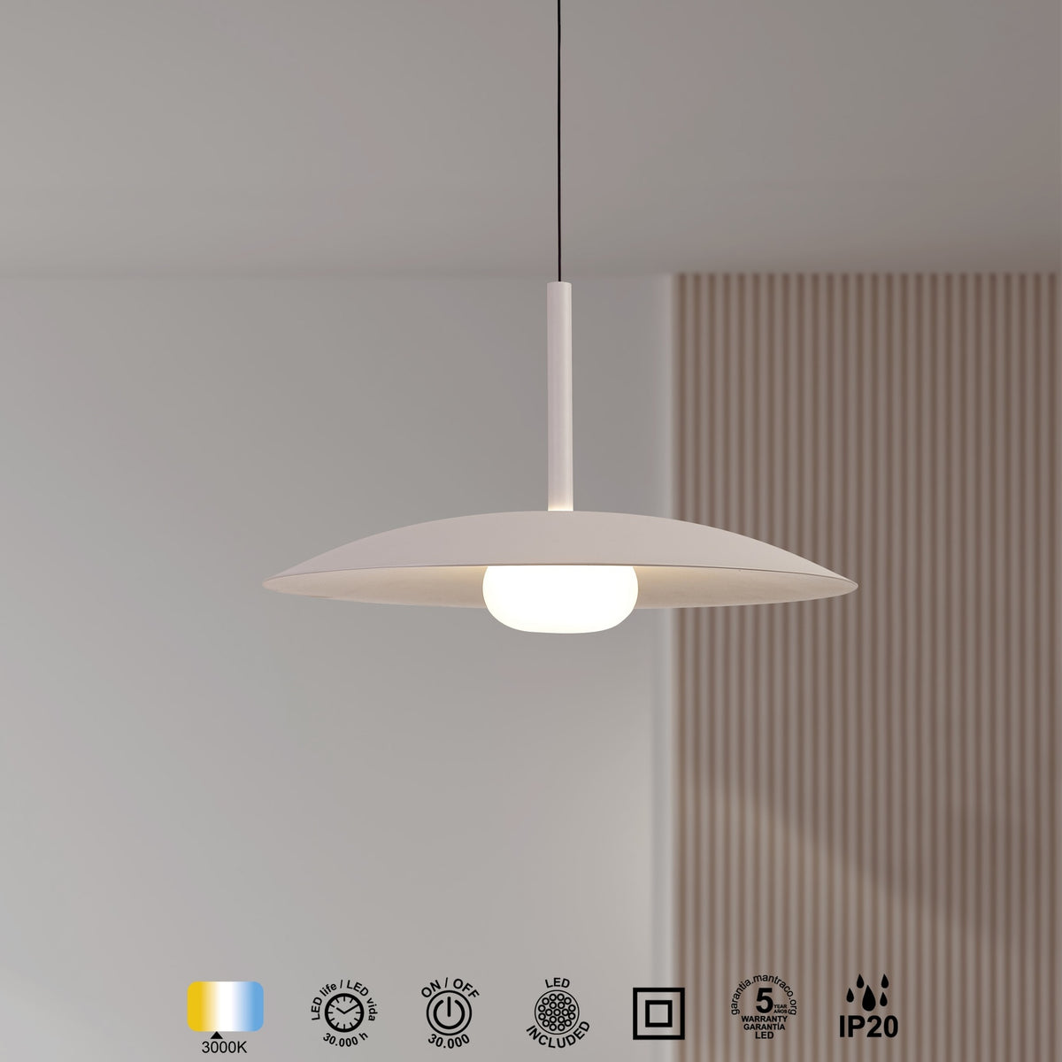 LAMPA WISZĄCA LIDIA OD MANTRA 8979