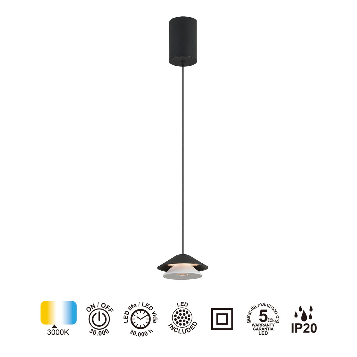 LAMPA WISZĄCA PICCOLA OD MANTRA 9033