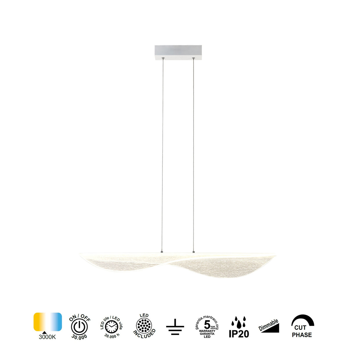 LAMPA WISZĄCA  OD MANTRA 8210