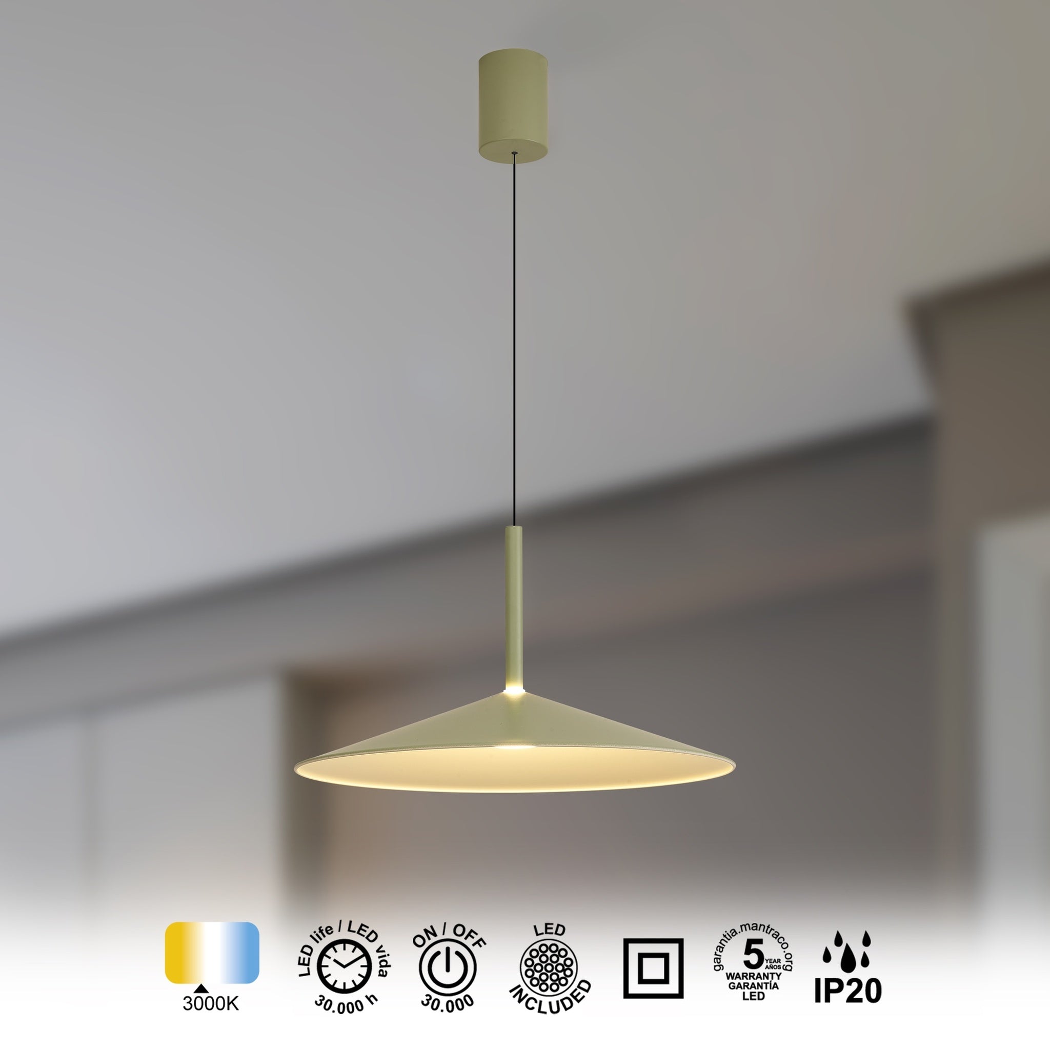 LAMPA WISZĄCA CALICE OD MANTRA 7898