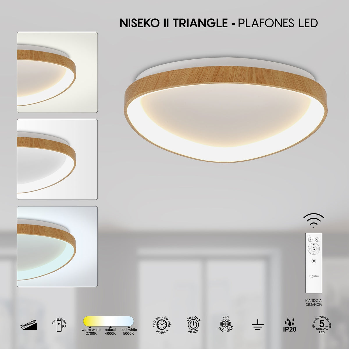 LAMPA SUFITOWA NISEKO II OD MANTRA 8632
