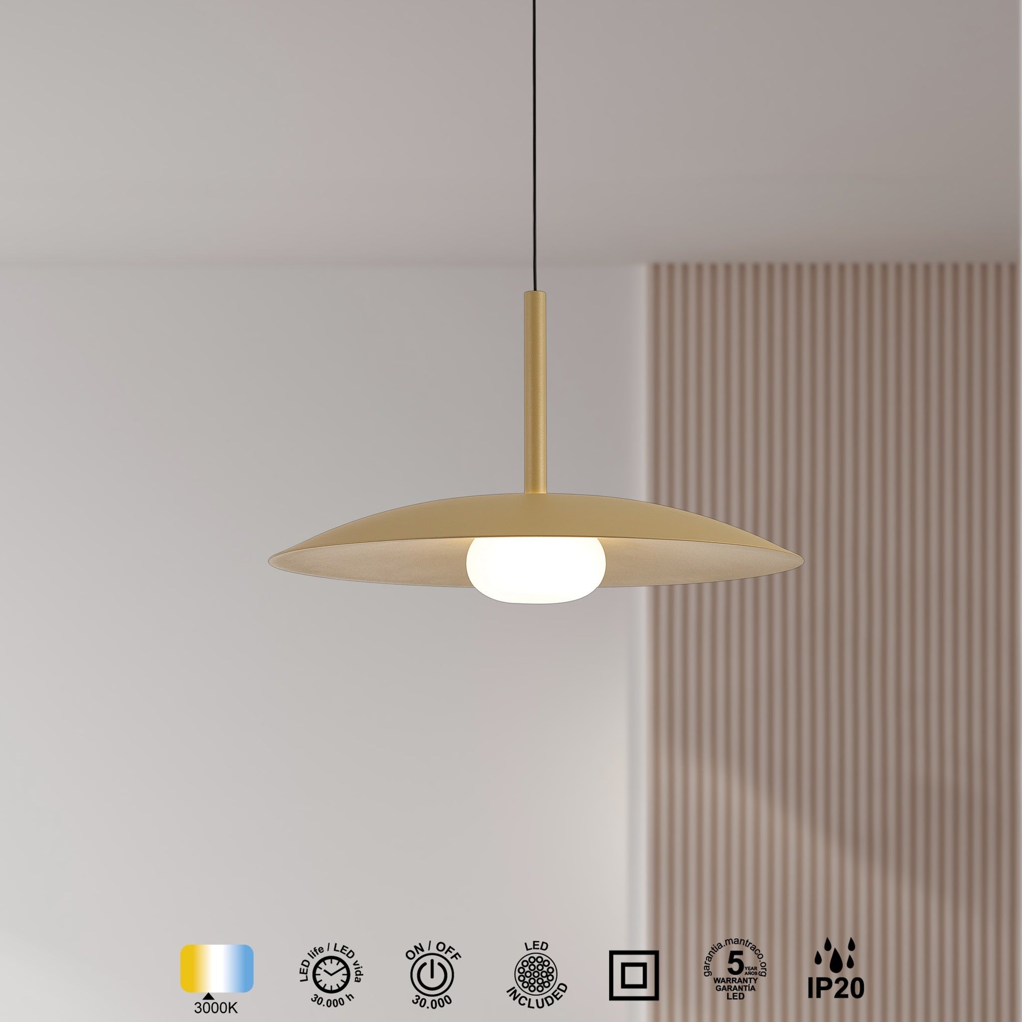 LAMPA WISZĄCA LIDIA OD MANTRA 8976