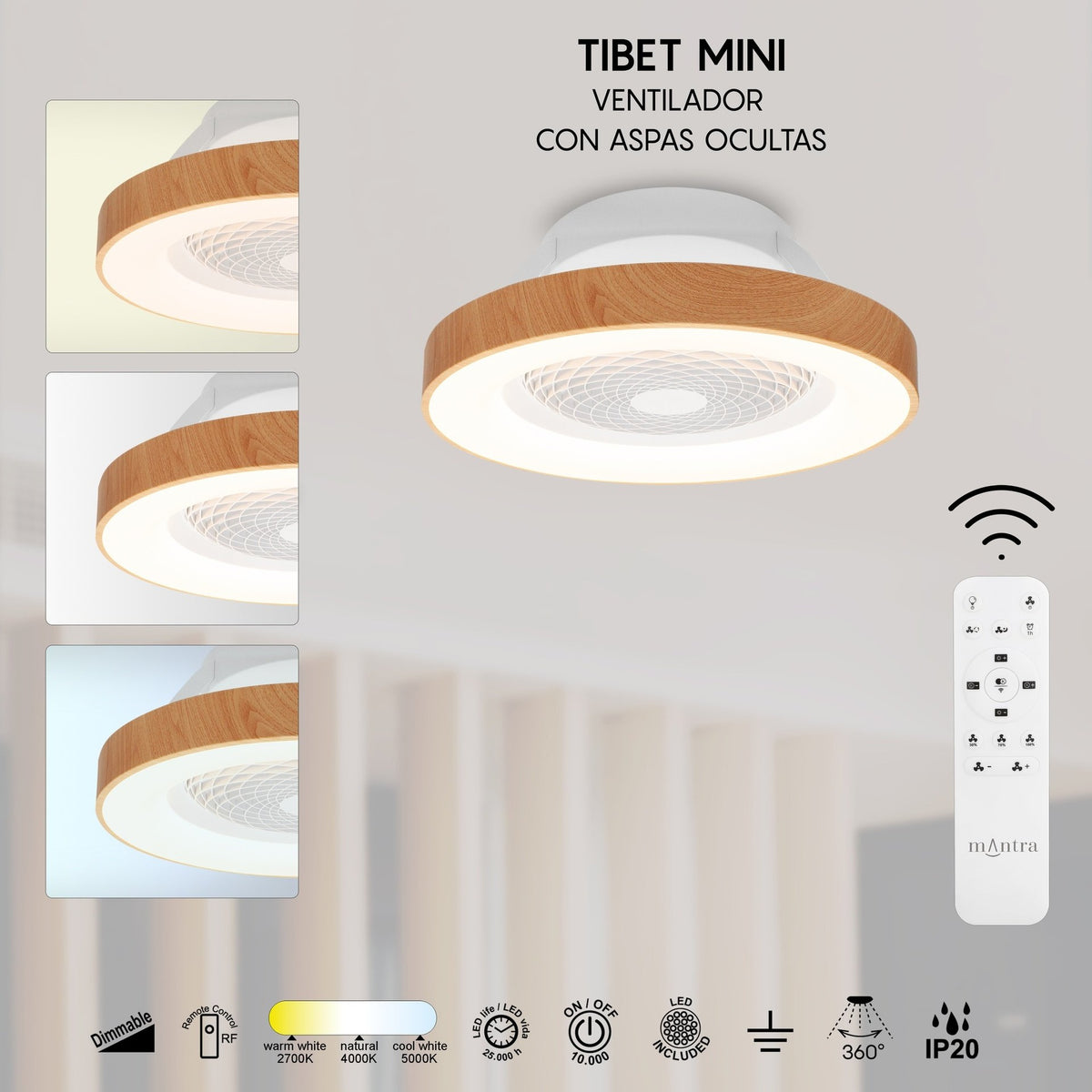 LAMPA SUFITOWA TÍBET MINI OD MANTRA 7806