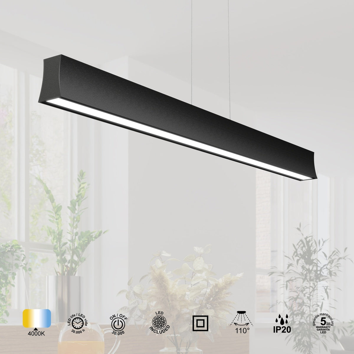 LAMPA WISZĄCA HANOK OD MANTRA 7547