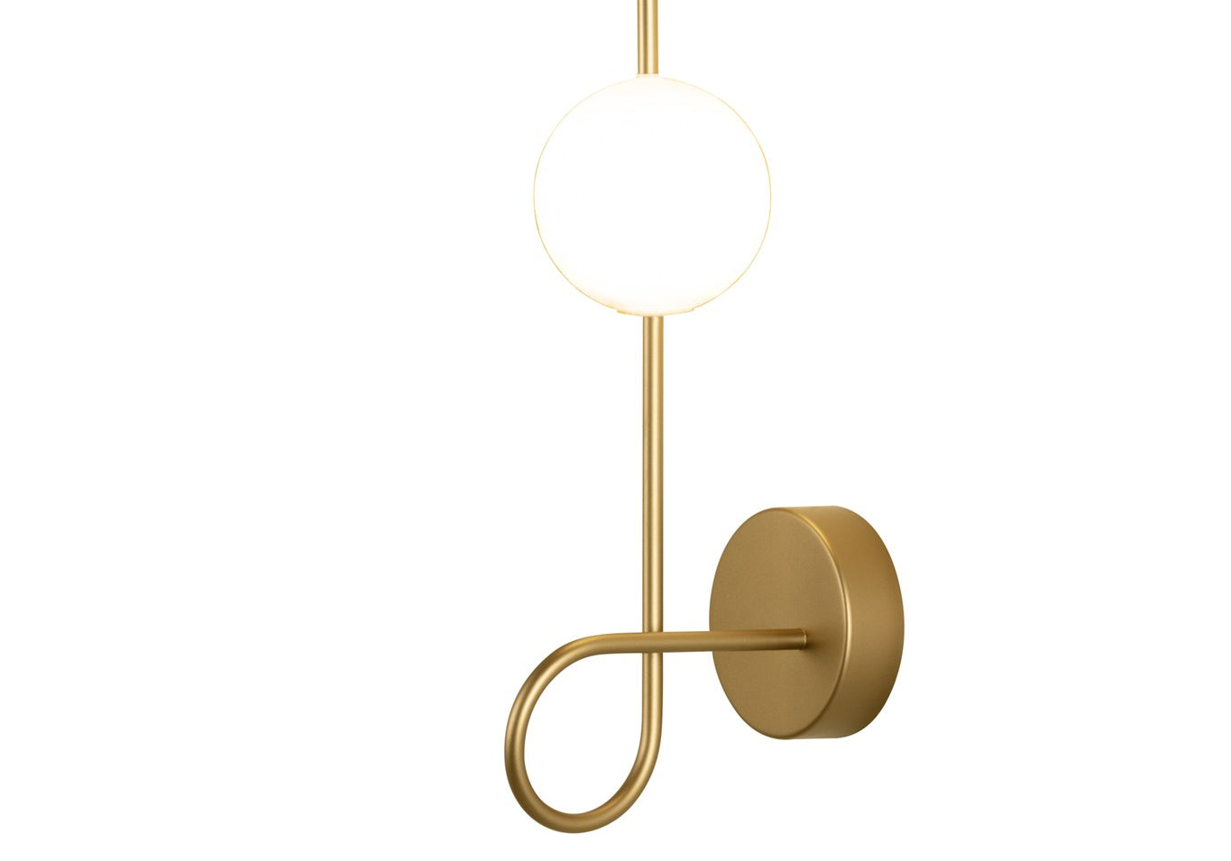 LAMPA KINKIET LOOP A-4120 ZŁOTY od ESTILUZ